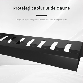 Raft metalic pentru gestionarea cablurilor, 12 porturi, cu patch panel protejat pentru cabluri de rețea, destinat încăperilor servere (Brand: All the world; Tip cablu: cabluri de rețea; Utilizare: încăpere servere)