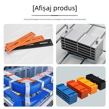 Dispozitiv de gestionare a cablurilor pentru centrul de date – dispozitiv de fixare a liniilor, personalizat, din plastic, ștanțare metalică