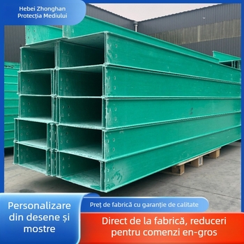 Canal FRP pentru cabluri cu canal de cablu – canal pultrudat, plastic armat cu fibre