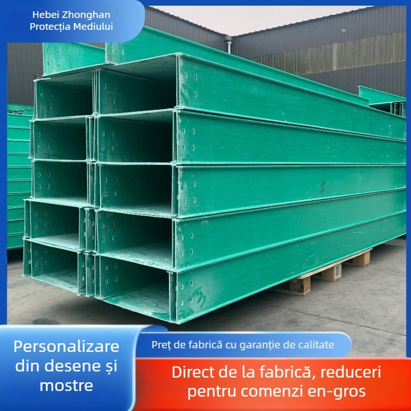 Canal FRP pentru cabluri cu canal de cablu – canal pultrudat, plastic armat cu fibre