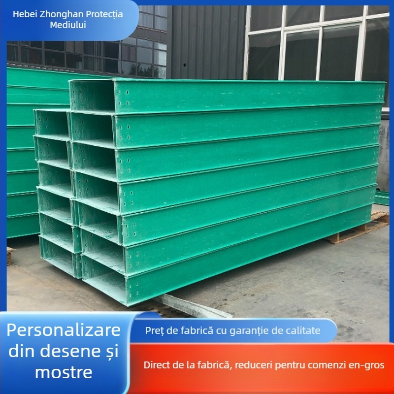 Canal FRP pentru cabluri cu canal de cablu – canal pultrudat, plastic armat cu fibre