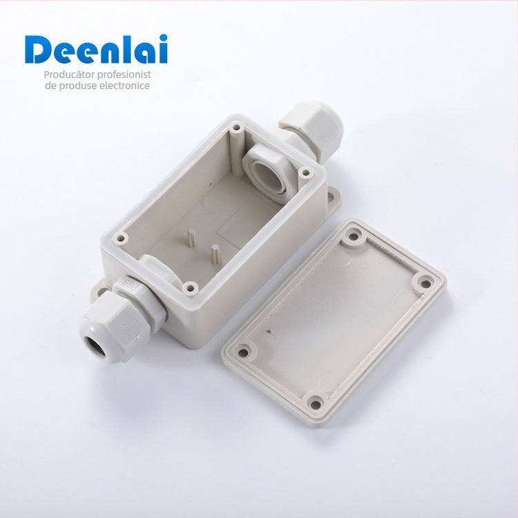 Cutie de legătură din PC, ignifugă, pentru echipamente electrice; diametrul exterior al cablului 4–8 mm; 24 A / 450 V AC