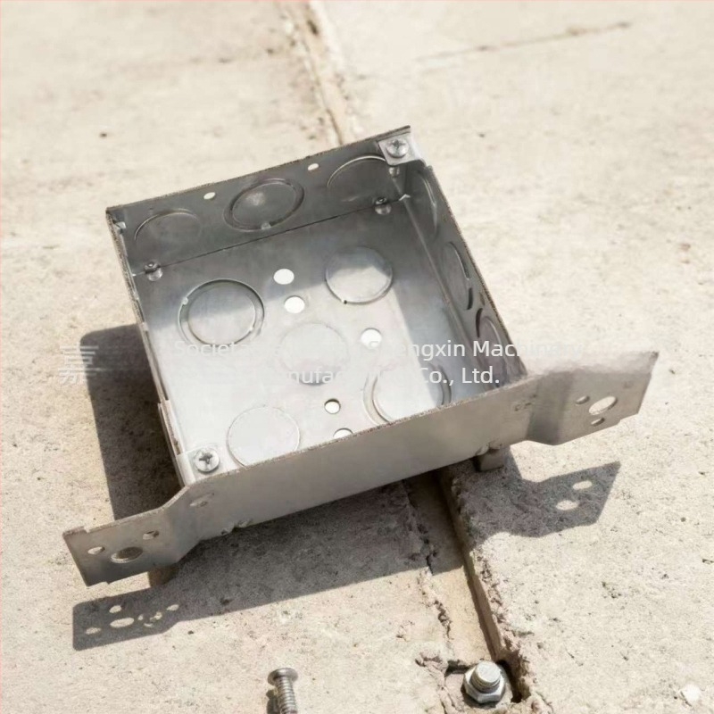 Standard American 52151 Cutie de conexiuni din metal sudat, cu suport, placă galvanizată, montaj pe perete pentru clădiri rezidențiale și comerciale