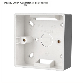 Cutie de legătură Tip 86, montaj pe suprafață – pentru întrerupătoare și prize – bază ultra-subțire