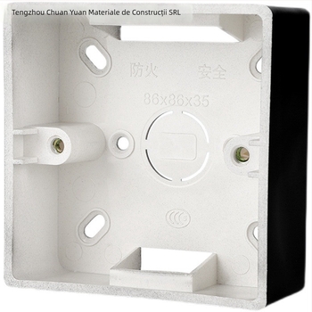 Cutie de legătură Tip 86, montaj pe suprafață – pentru întrerupătoare și prize – bază ultra-subțire