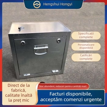 Cutie de conectare pentru iluminat stradal – oțel galvanizat / oțel inoxidabil, montaj anti-coliziune pe perete, cutie de cablu rutier preîngropată