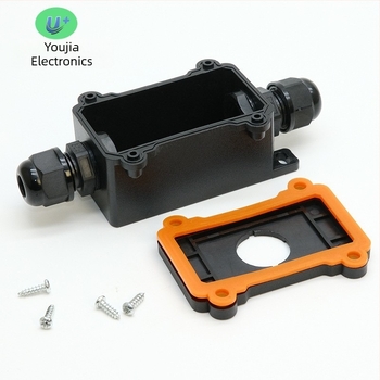 Intrerupător inline de tip barcă pentru cutie de cabluri exterior — IP33, rezistent la stropiri și praf, capac din nylon ignifug, fixare cu șuruburi, seria cutiilor impermeabile