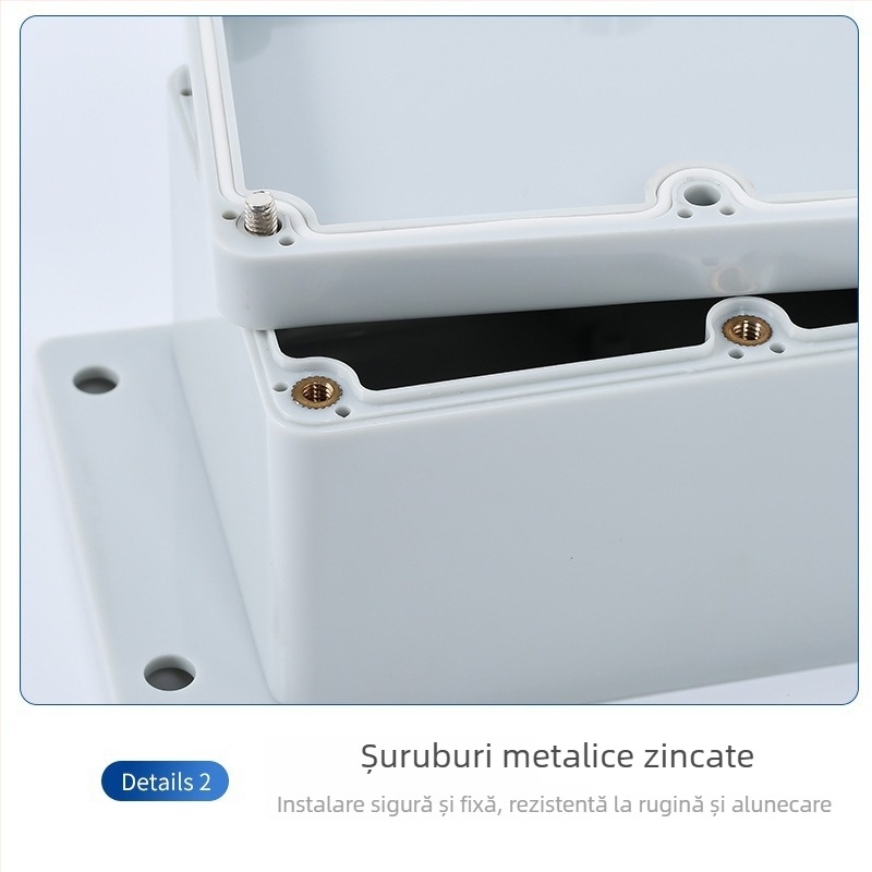 Long Song Cutie de conexiuni ABS impermeabilă, cu urechi, pentru control în exterior şi alimentare pentru vehicule electrice