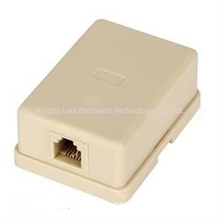 GLORYAL Cutie de legături telefonice 6P6C/6P4C, de birou, pentru cablare în rețea