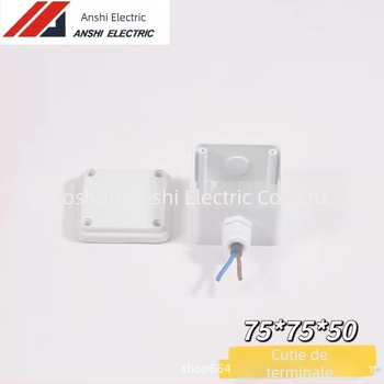 Anshi Carcasa PVC etanșă pentru îmbinare cu bloc terminal, ignifugă, carcasă de monitorizare exterioră pentru proiecte inginerești și hoteliere