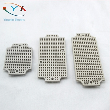 Placă inferioară impermeabilă pentru cutie de conexiuni cu accesorii din plasă, ABS plastic, pentru conexiuni de alimentare industriale