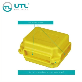 Cutie impermeabilă mini reutilizabilă WPB01, IP68, carcasă PA66, capac PA66