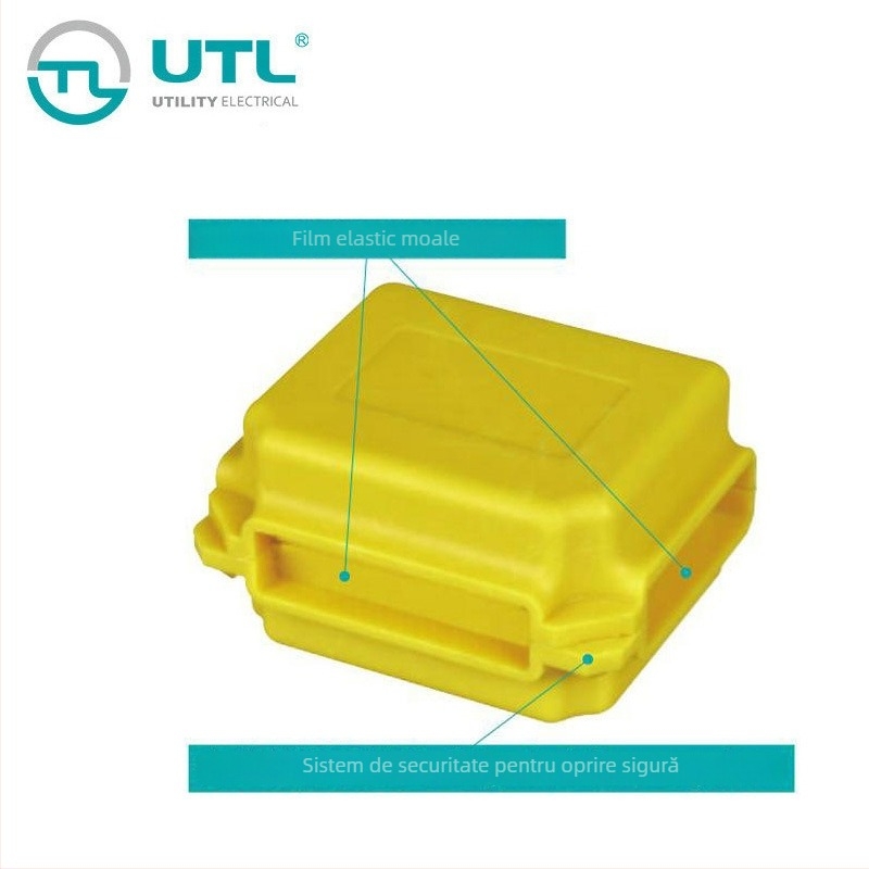 Cutie impermeabilă mini reutilizabilă WPB01, IP68, carcasă PA66, capac PA66