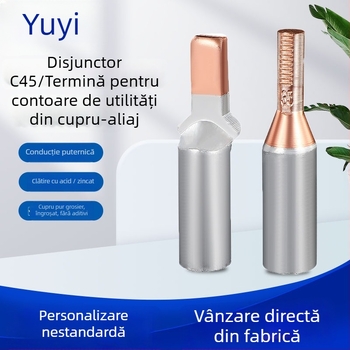 DTLC-25 Știft terminal Cu-Al, Duckbill-Type, pentru Conductoare din Cupru-Aluminiu