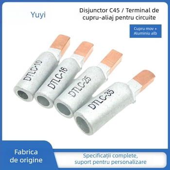 DTLC-25 Știft terminal Cu-Al, Duckbill-Type, pentru Conductoare din Cupru-Aluminiu