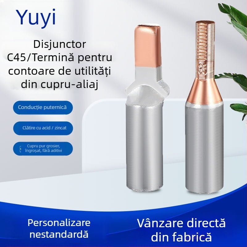 DTLC-25 Știft terminal Cu-Al, Duckbill-Type, pentru Conductoare din Cupru-Aluminiu