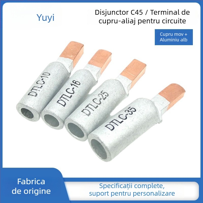 DTLC-25 Știft terminal Cu-Al, Duckbill-Type, pentru Conductoare din Cupru-Aluminiu