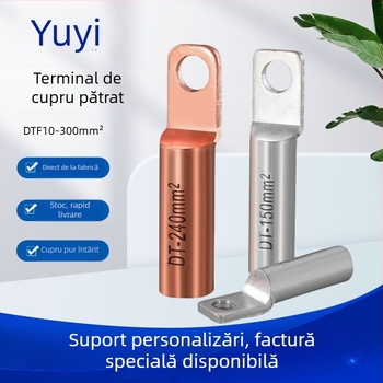 DTF10-300 Terminal de tranziție din cupru, cap pătrat, deschis la aer, RoHS