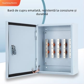 Cutie cu bare de cupru JXF1, montaj fix, 4/5 circuite, 1 rând, 50 A