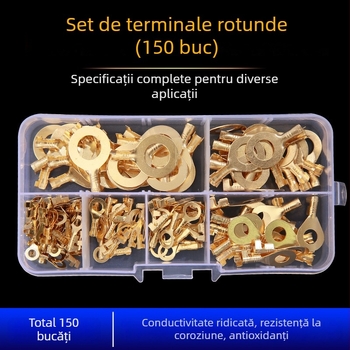 Set terminal inelar, borne goale, 150 buc., brand YC, Electronică auto