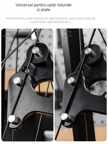 Lebycle/Lebaike Tensiometru electronic pentru spițe de bicicletă, instrument de aliniere a jantei
