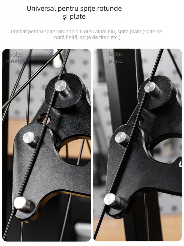 Lebycle/Lebaike Tensiometru electronic pentru spițe de bicicletă, instrument de aliniere a jantei