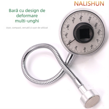 Pointer Torque Angle Gauge - oțel aliat, 260 g, ambalaj pe card, There Shun