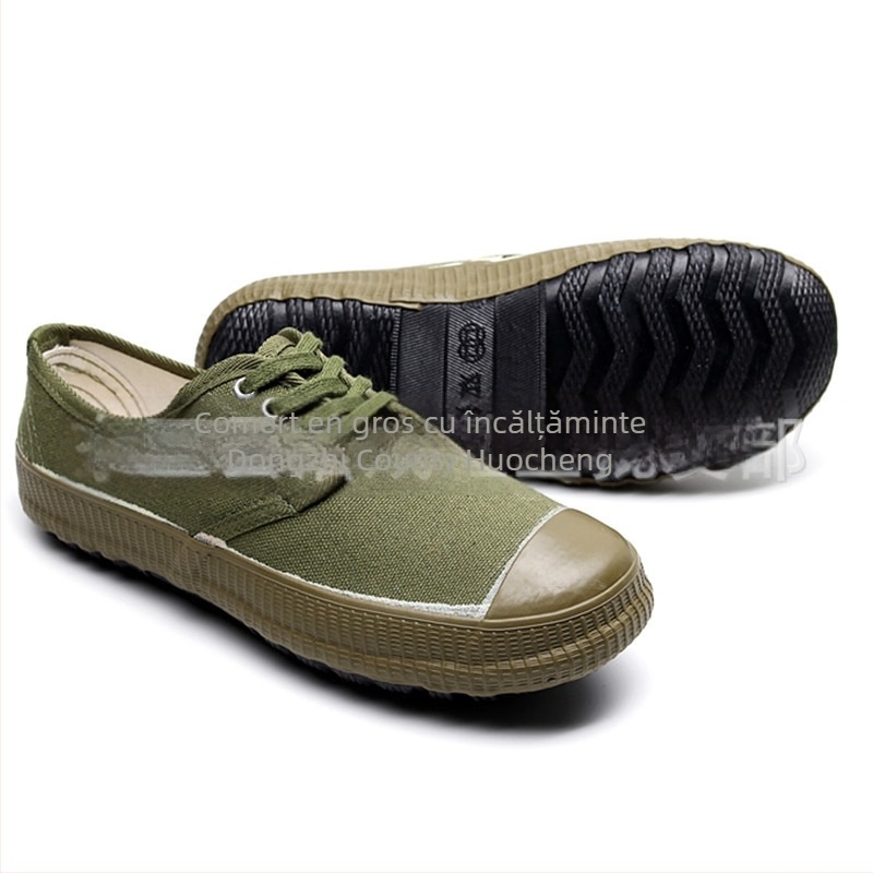 Pantofi de lucru Liberation, unisex, partea superioară din pânză respirabilă, vârf rotund, talpă din cauciuc