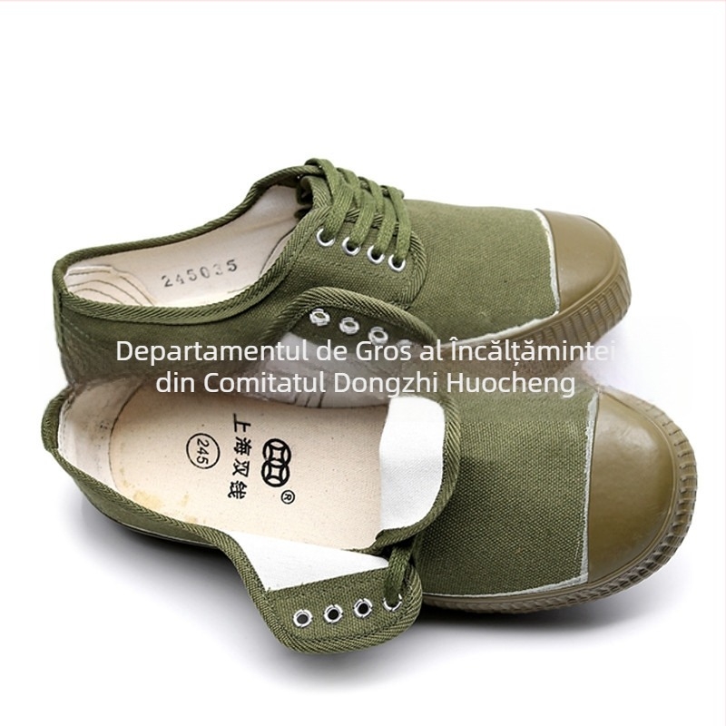 Pantofi de lucru Liberation, unisex, partea superioară din pânză respirabilă, vârf rotund, talpă din cauciuc