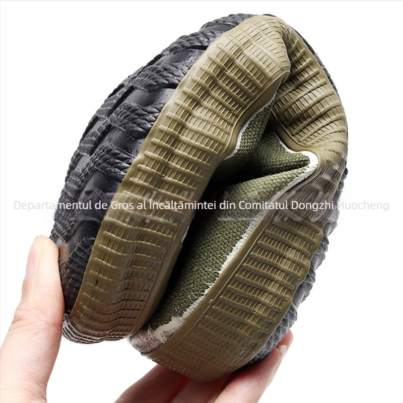 Pantofi de lucru Liberation, unisex, partea superioară din pânză respirabilă, vârf rotund, talpă din cauciuc