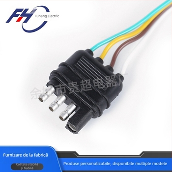 Sistem auto cu 4 conductori, linie 1-2 pentru alimentarea iluminării