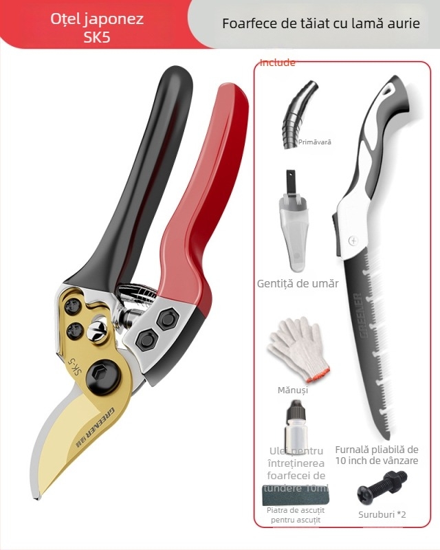 Foarfece de tăiat crengi SK5 – pentru pomi fructiferi, grădină