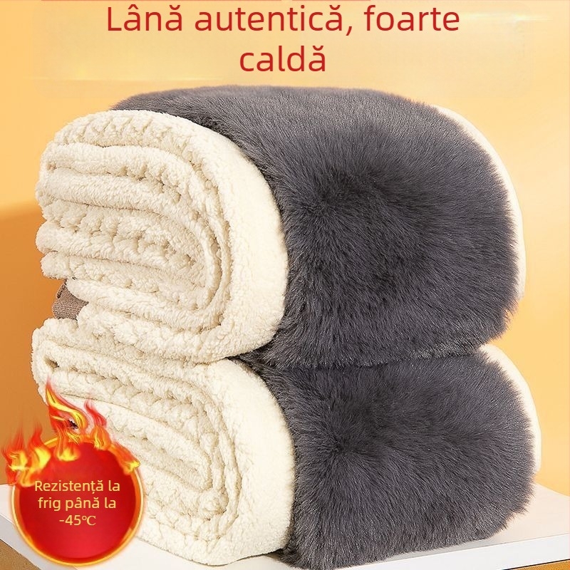 Pantaloni termici de iarnă pentru bărbați, căptuți cu fleece, umplere din bumbac, croială dreaptă, protecție pentru genunchi și talie