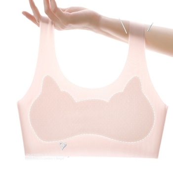 Top din nylon pentru piept, în stil vestă fără bretele: cupe pline, cupe modelate subțiri, lungime pe torace, respirabil și confortabil (Primăvara 2024)