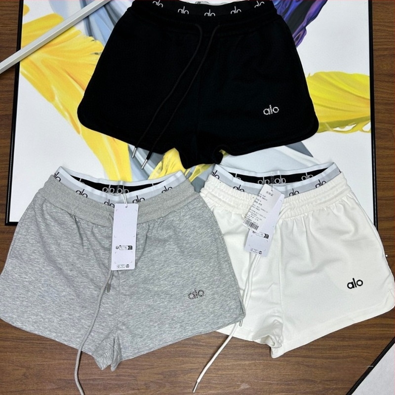 Șorturi casual pentru femei din bumbac, talie elastică, lungime 5/4, țesătură subțire, elasticitate micro-bounce