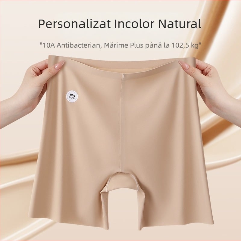 10A Vară Ice Silk fără cusur, protecție împotriva expunerii, fond de ten invizibil, plus size, 2 în 1 boxer briefs
