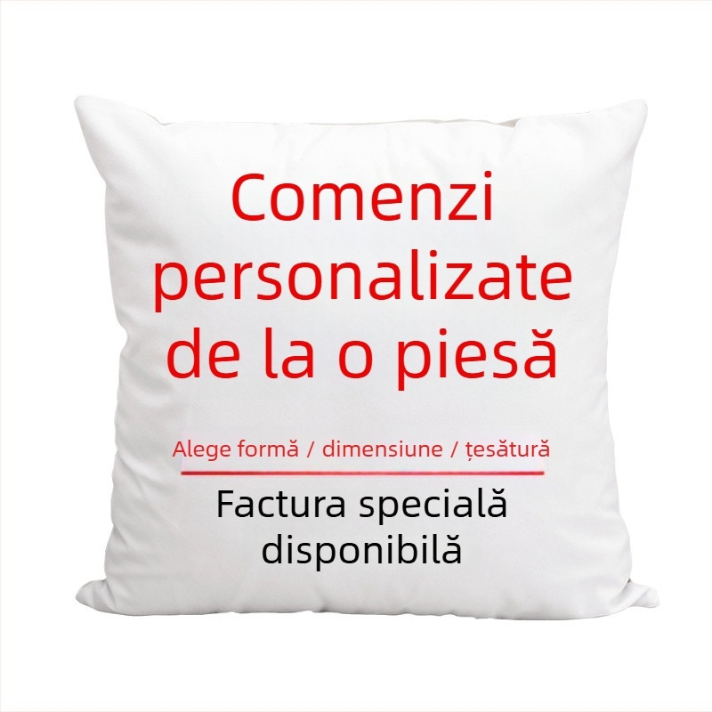 Perne cu logo-ul companiei, la comandă, cu opțiuni de fotografii, husă poliester, umplere PP bumbac, opțiuni de modele: dungi, inimă, litere, curcubeu, desene animate