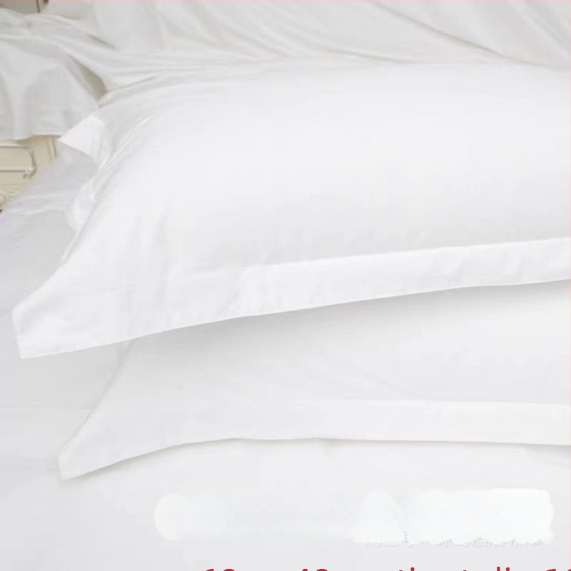 Fețe de pernă din satin de bumbac, vopsire reactivă, stil modern minimalist, set de 10 bucăți