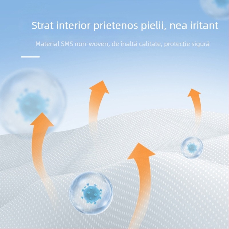 Cearșaf Handsin, fibră nețesută, model uniform, stil modern minimalist