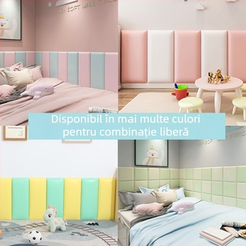 Panel de perete capitonat cu piele PU pentru sălile de conferințe — stil modern minimalist, personalizabil, panou de fundal, rezistent la umiditate și zgârieturi