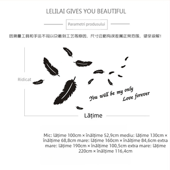 Decal de perete din acril – autoadeziv 3D, impermeabil, stil simplu și modern, model 845450197