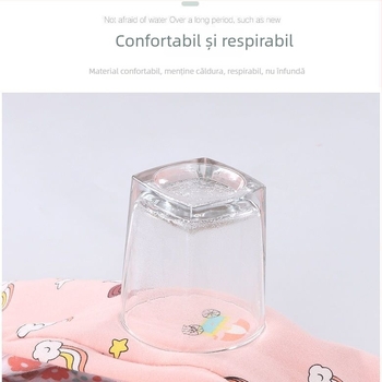 Sac de dormit pentru bebeluși din bumbac, iarnă, cu design cu picioare separate și umplutură groasă