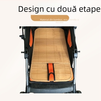 Covoraș de răcire pentru cărucior – bambus, pentru sugari și copii 1–2 ani, prelucrare personalizată