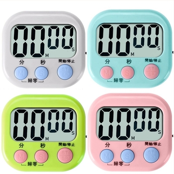 Temporizator de bucătărie cu mișcare mecanică, afișaj analog cu ac, alimentat cu baterie, design rotund, funcție de numărătoare inversă