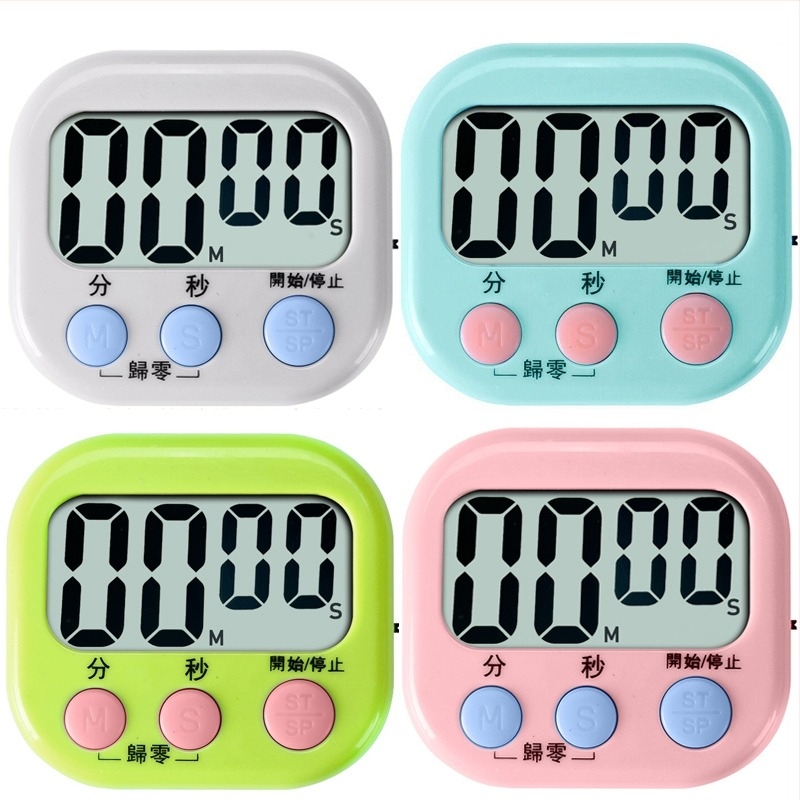 Temporizator de bucătărie cu mișcare mecanică, afișaj analog cu ac, alimentat cu baterie, design rotund, funcție de numărătoare inversă