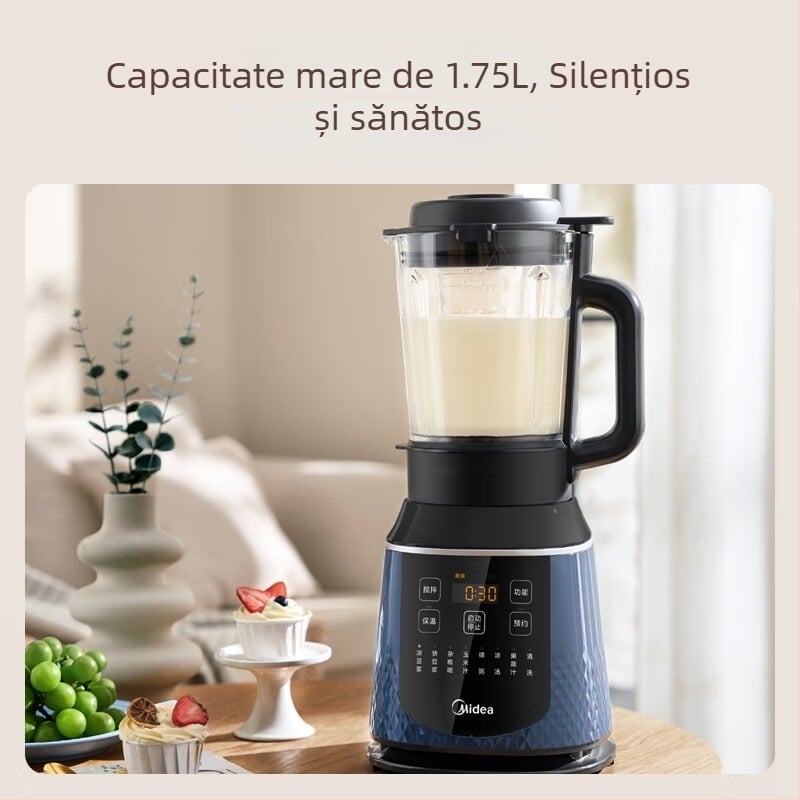 Blender cu tehnologie de rupere a pereților celulari – capacitate mare, oțel inoxidabil, 8 lame, 1.75L, multifuncțional: lapte de soia, storcător și procesator de alimente