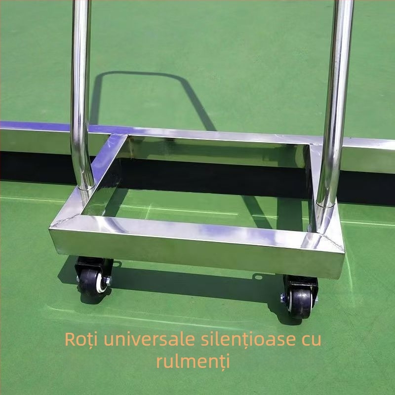 Ștergător de podea din oțel inoxidabil pentru terenuri sportive, imprimare logo, personalizabil, design modern