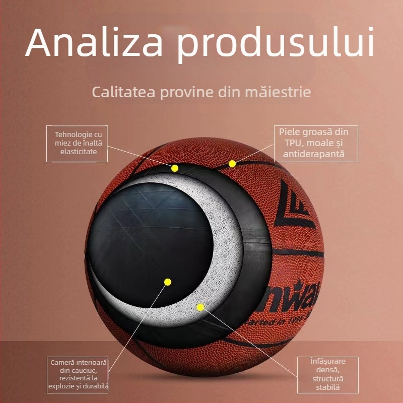 Lanwei No.7 baschet pentru interior și exterior, rezistent la uzură, pentru cluburi