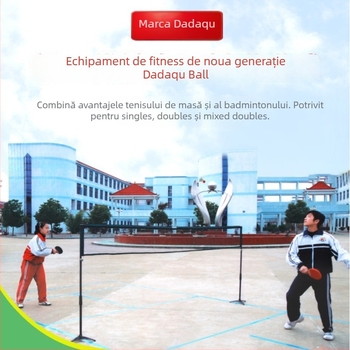 Set rachetă tenis de masă Dada: lamă Basswood, gumă anti-adezivă, lovire directă; include Tat ball, minge dublă și o minge