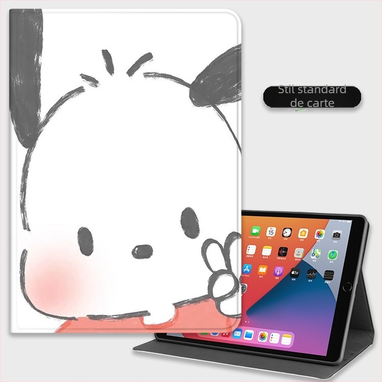 Carcasă de protecție pentru iPad din silicon, compatibilă cu modelele de 11 inch și 10.9 inch, cu slot pentru stylus 10.2, mini 6, design caricatură, husă moale, opțiune 9.7 inch